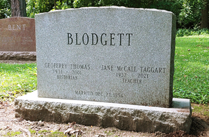 Jane McCall Taggart Blodgett