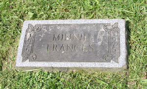 Minnie Frances [Adams]